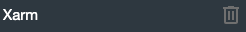 Annotation with bin icon