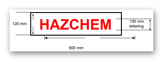 A white rectangular sign with red text
Description automatically generated