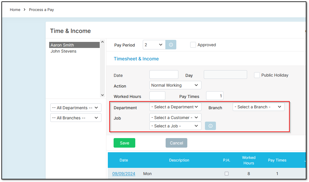 Payroll settings image