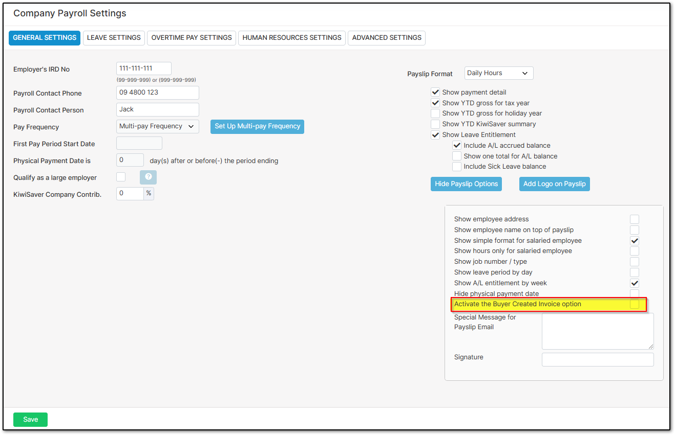 Buyer Created Invoice