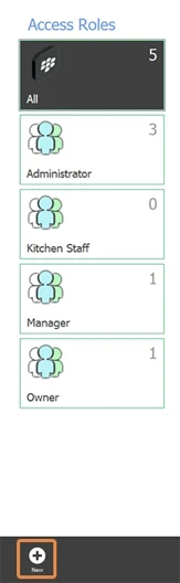Triniteq PowerEPOS - new Access Role button