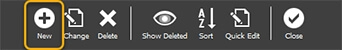 Hit new in the control panel 