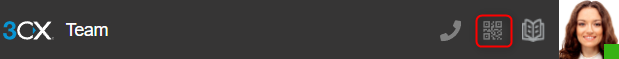 QR Code Location in 3CX Web Client