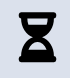 A black hourglass on a white background AI-generated content may be incorrect.