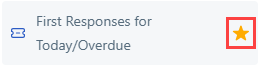 First Responses for Today/Overdue 
