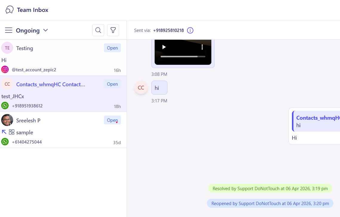 Whatsapp Chatbots - Team Inbox and Human Agent Takeover