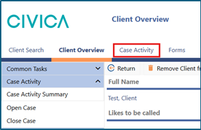 A screenshot of a client overview 
AI-generated content may be incorrect.