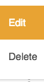 Widget edit menu