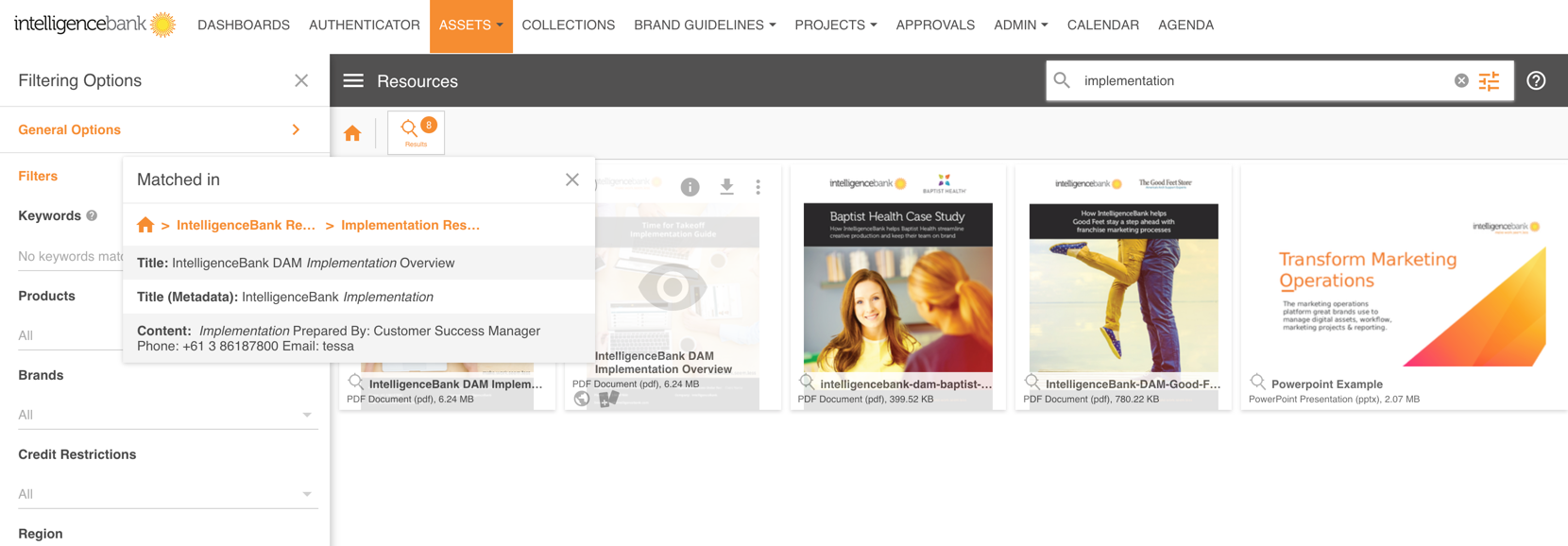 Document content extraction screenshot