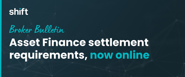 Asset Finance rate change