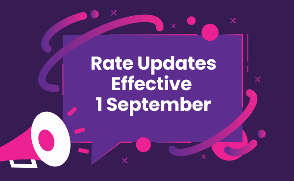 rate changes 1 sep