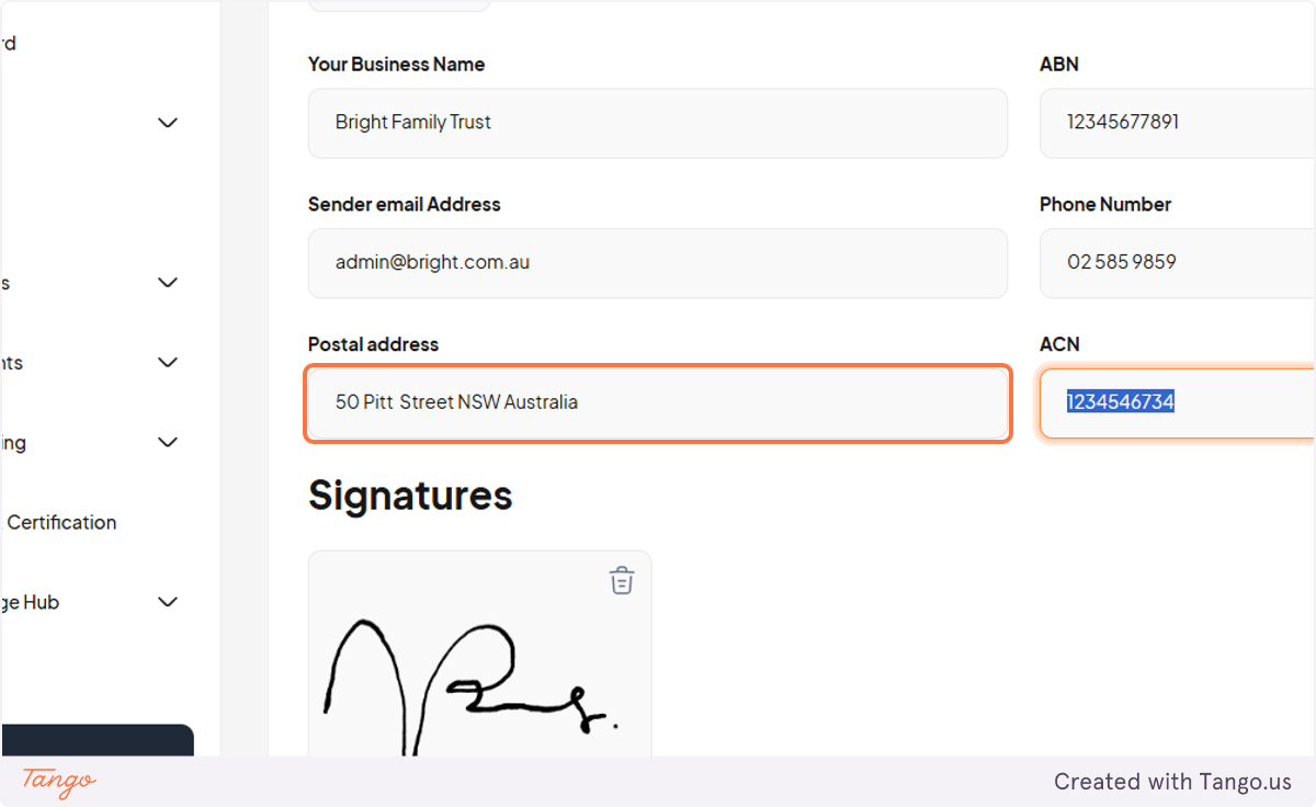 You can manually insert the address too.
