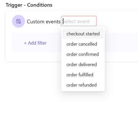 Add audience conditions to an event flow in ZEPIC