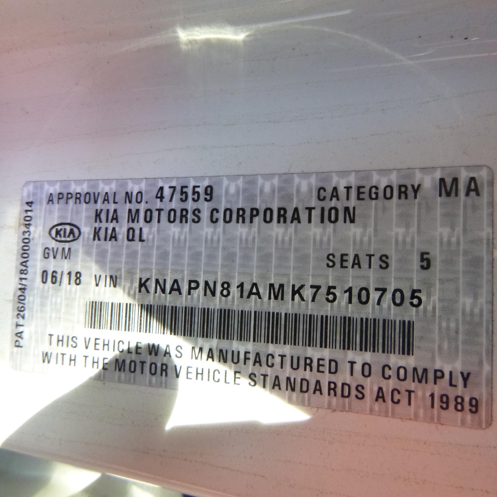 View Auto part Radio/Cd/Dvd/Sat/Tv Kia Sportage 2018