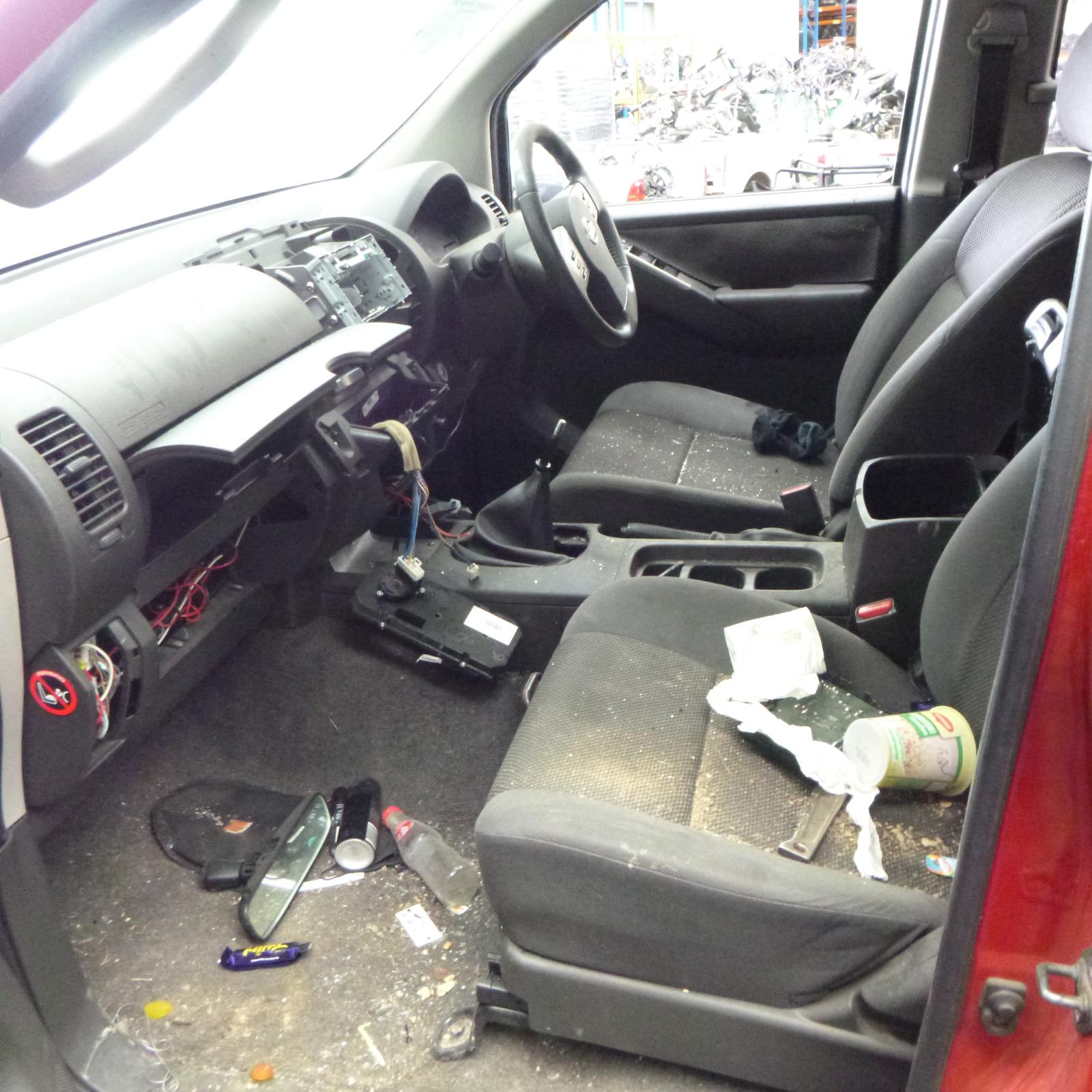 View Auto part Right Front Door Window Nissan Navara 2010