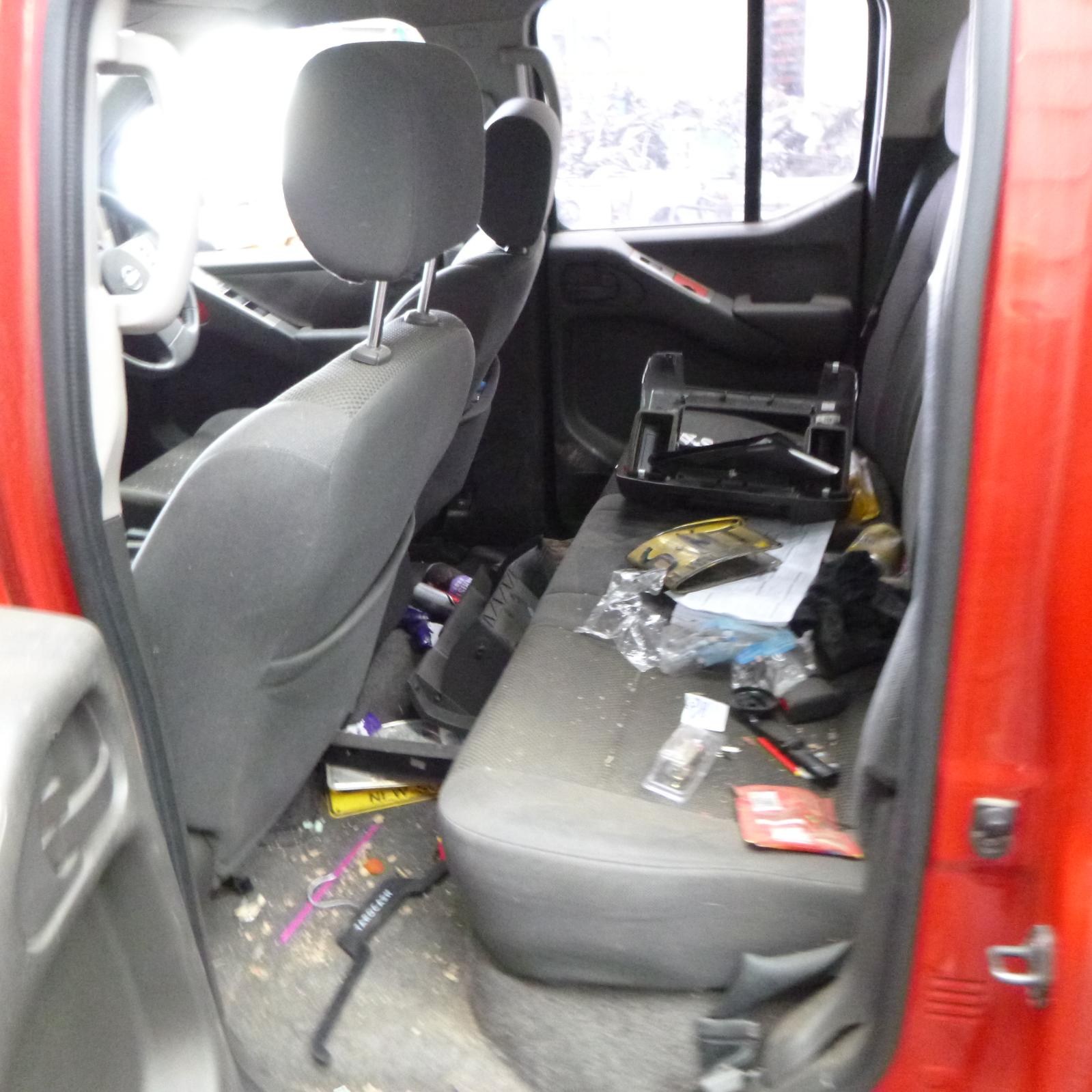 View Auto part Right Front Door Window Nissan Navara 2010