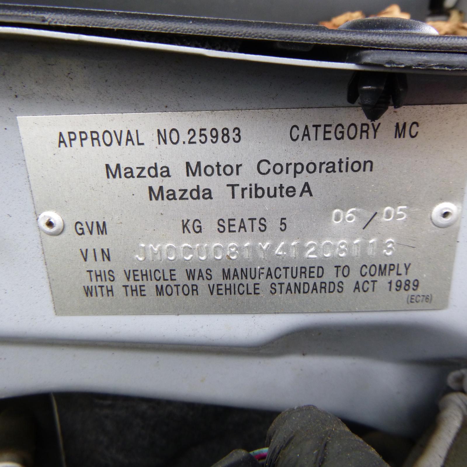 View Auto part Ecu Mazda Tribute 2005