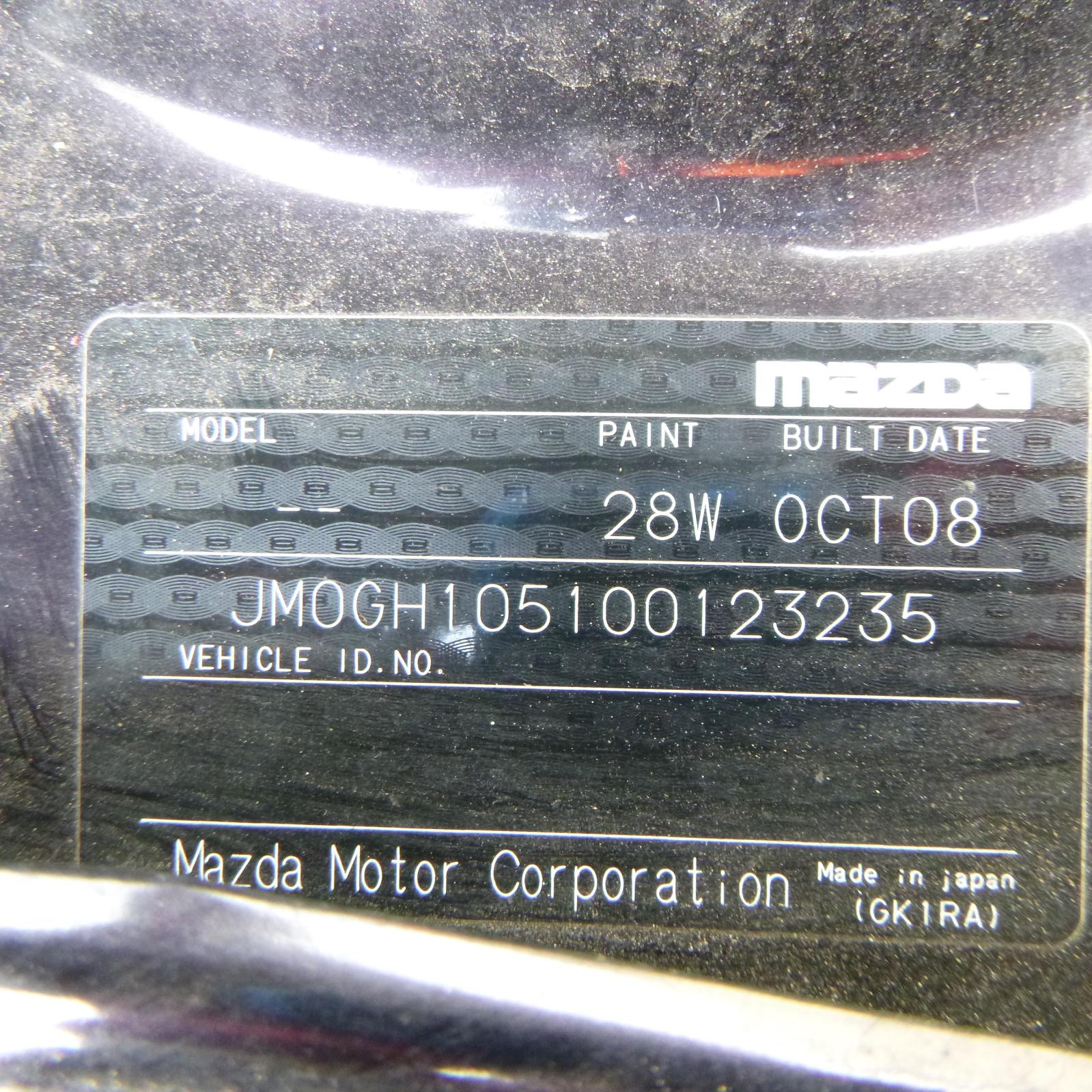 View Auto part Left Rear Wnd Reg/Motor Mazda 6 2008
