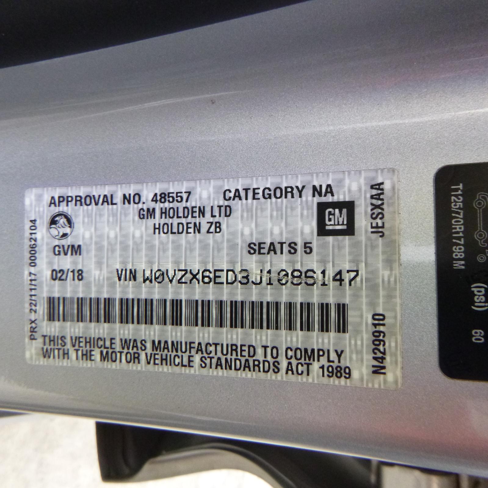 View Auto part Shock Absorber Holden Commodore 2017