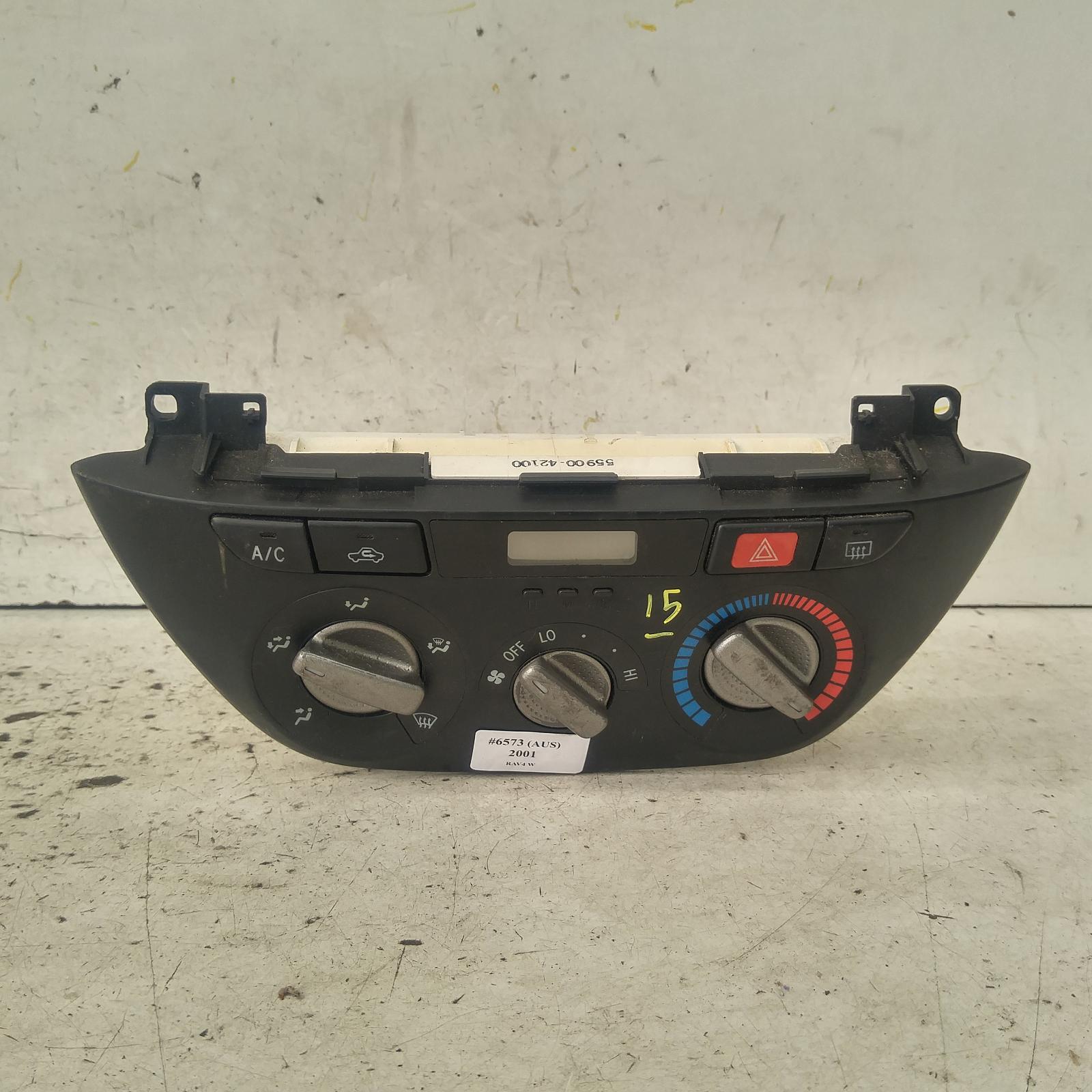 View Auto part Heater/Ac Controls Toyota Rav4 2001