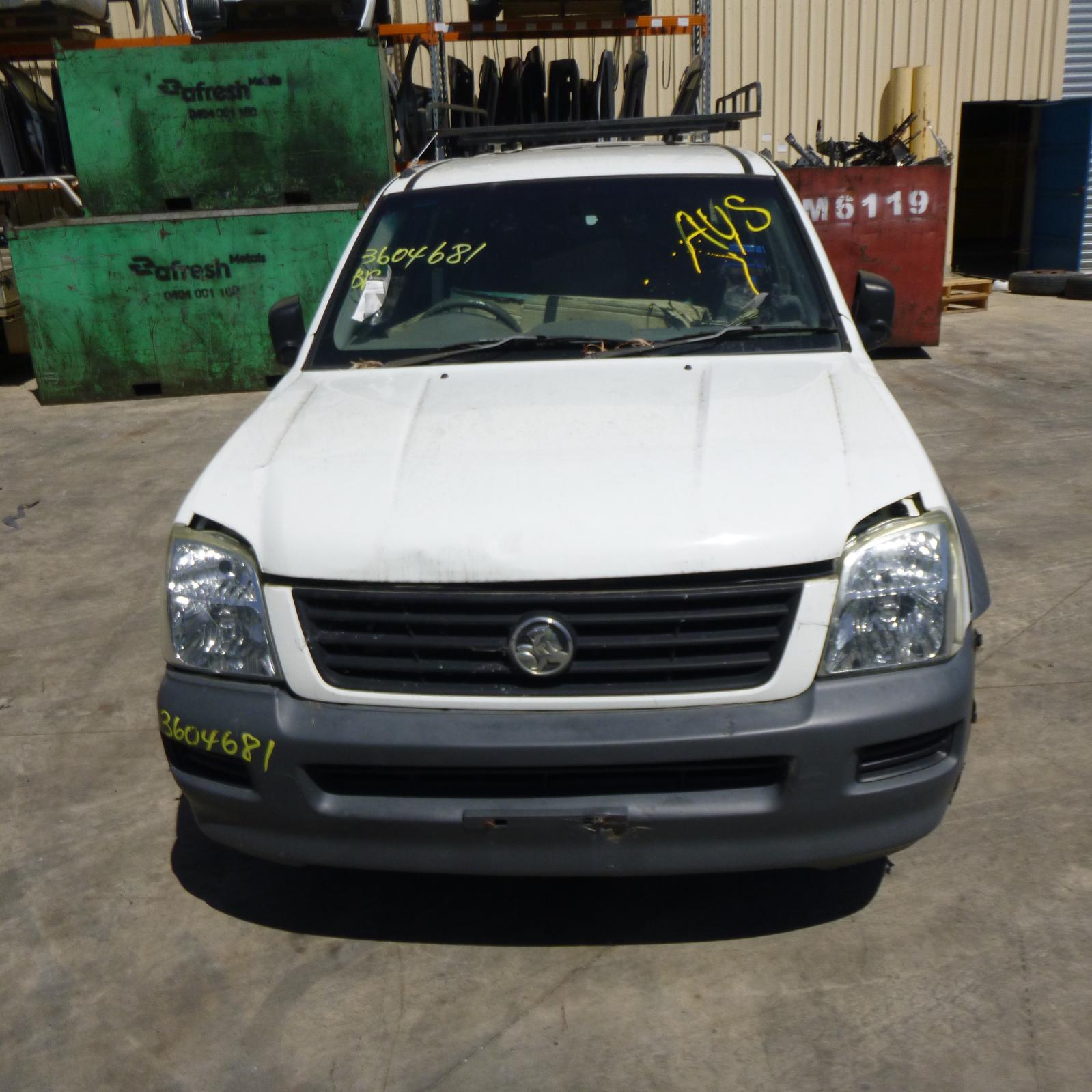 Left Rear Door Window Rodeo Holden 2005
