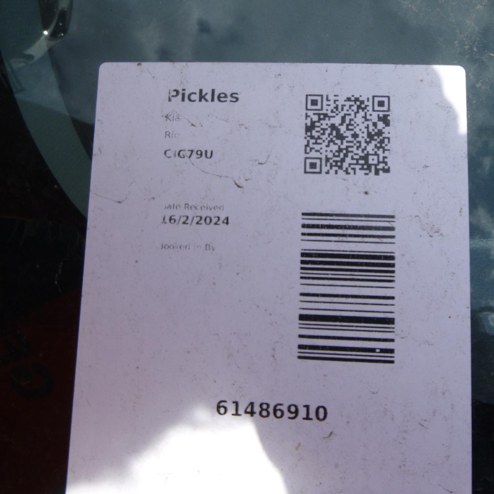 View Auto part R/Bar Bracket/Reinfo Kia Rio 2012