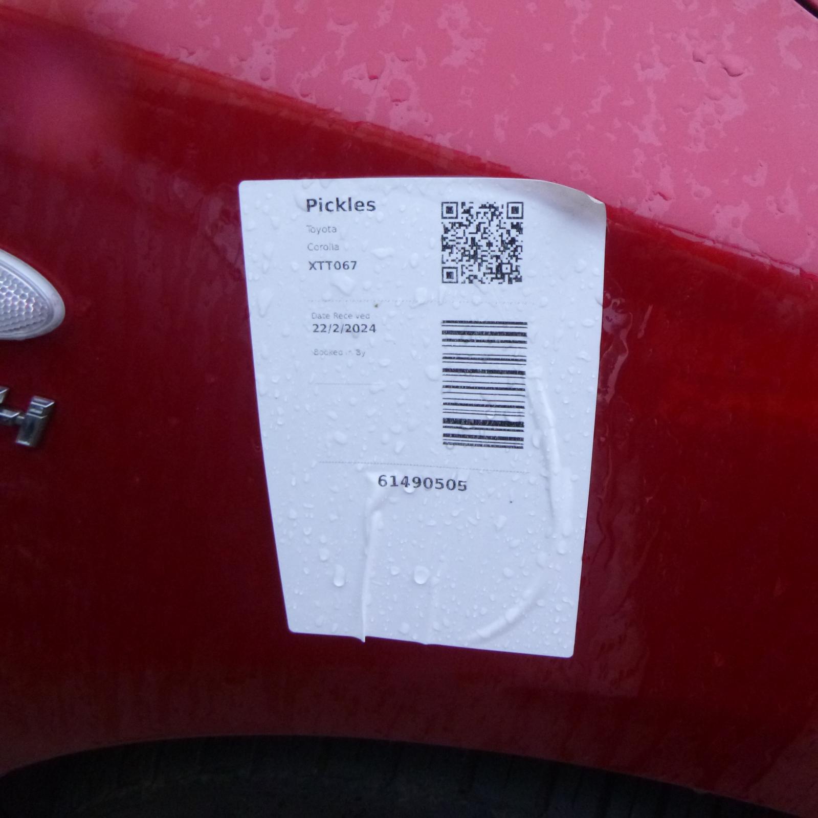 View Auto part Badge Toyota Corolla 2010