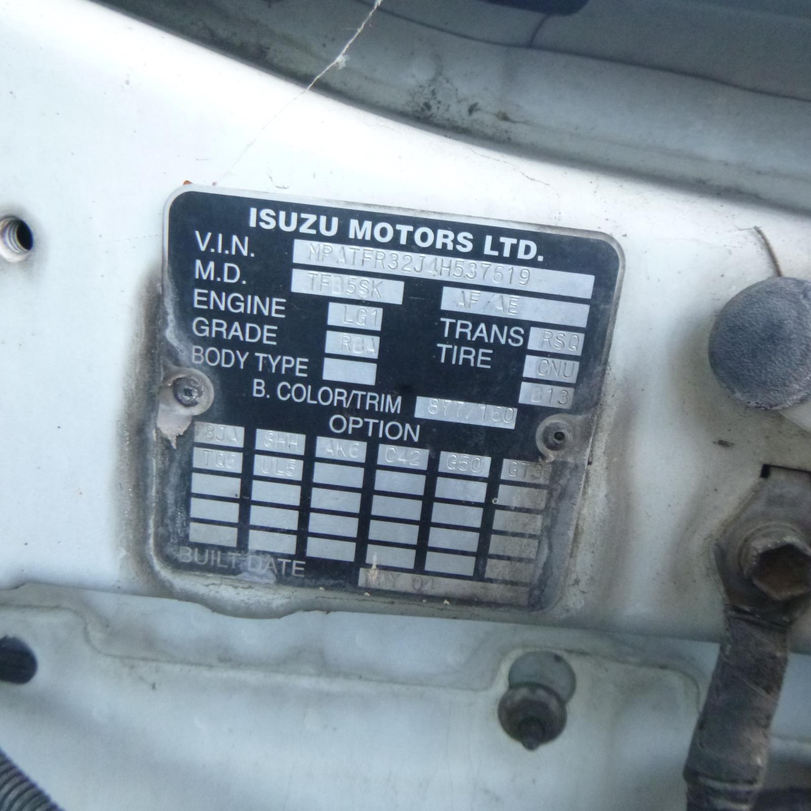 View Auto part Grille Holden Rodeo 2004