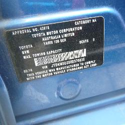 View Auto part Left Taillight Toyota Yaris 2016