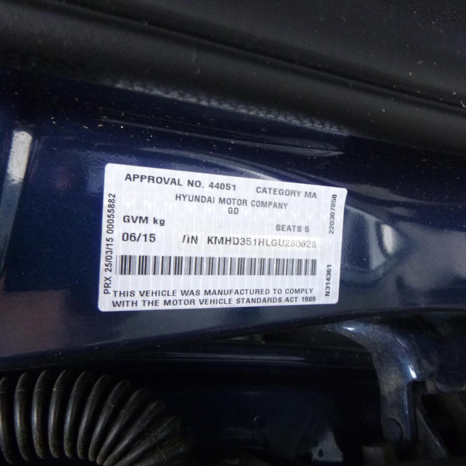 View Auto part Left Taillight Hyundai I30 2015