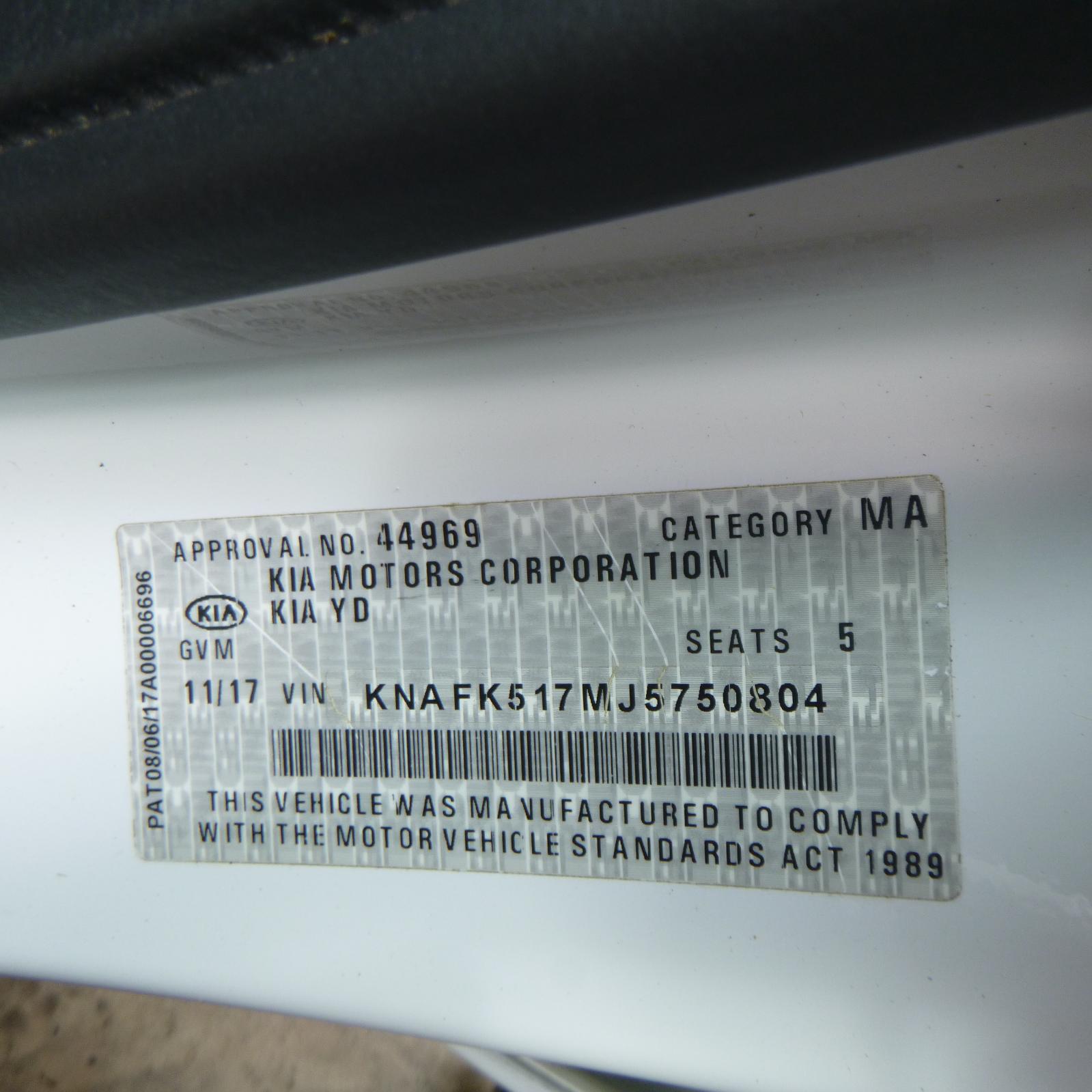 View Auto part F/Bar Reinforc/Brack Kia Cerato 2017