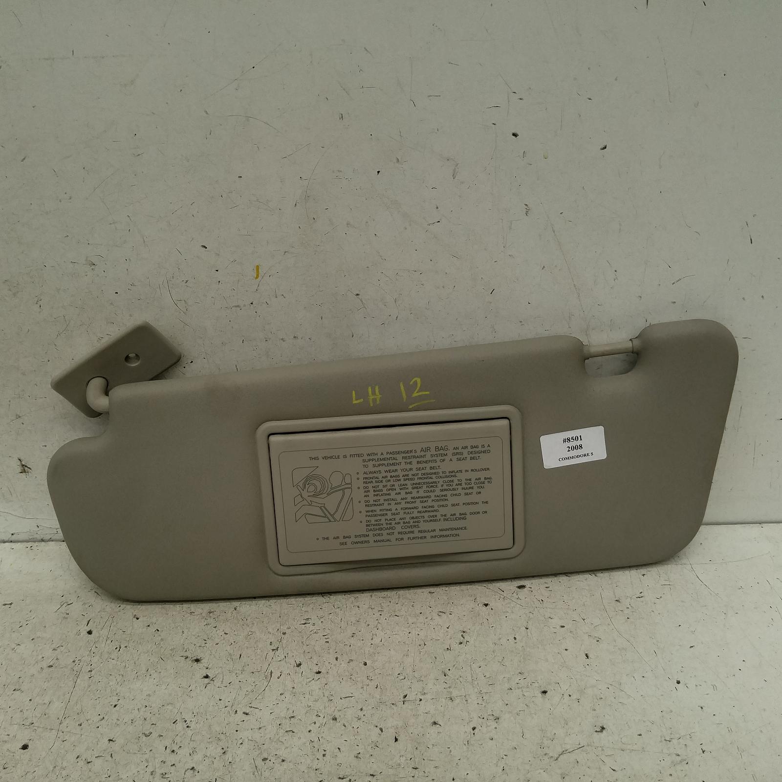 View Auto part Sunvisor Holden Commodore 2008