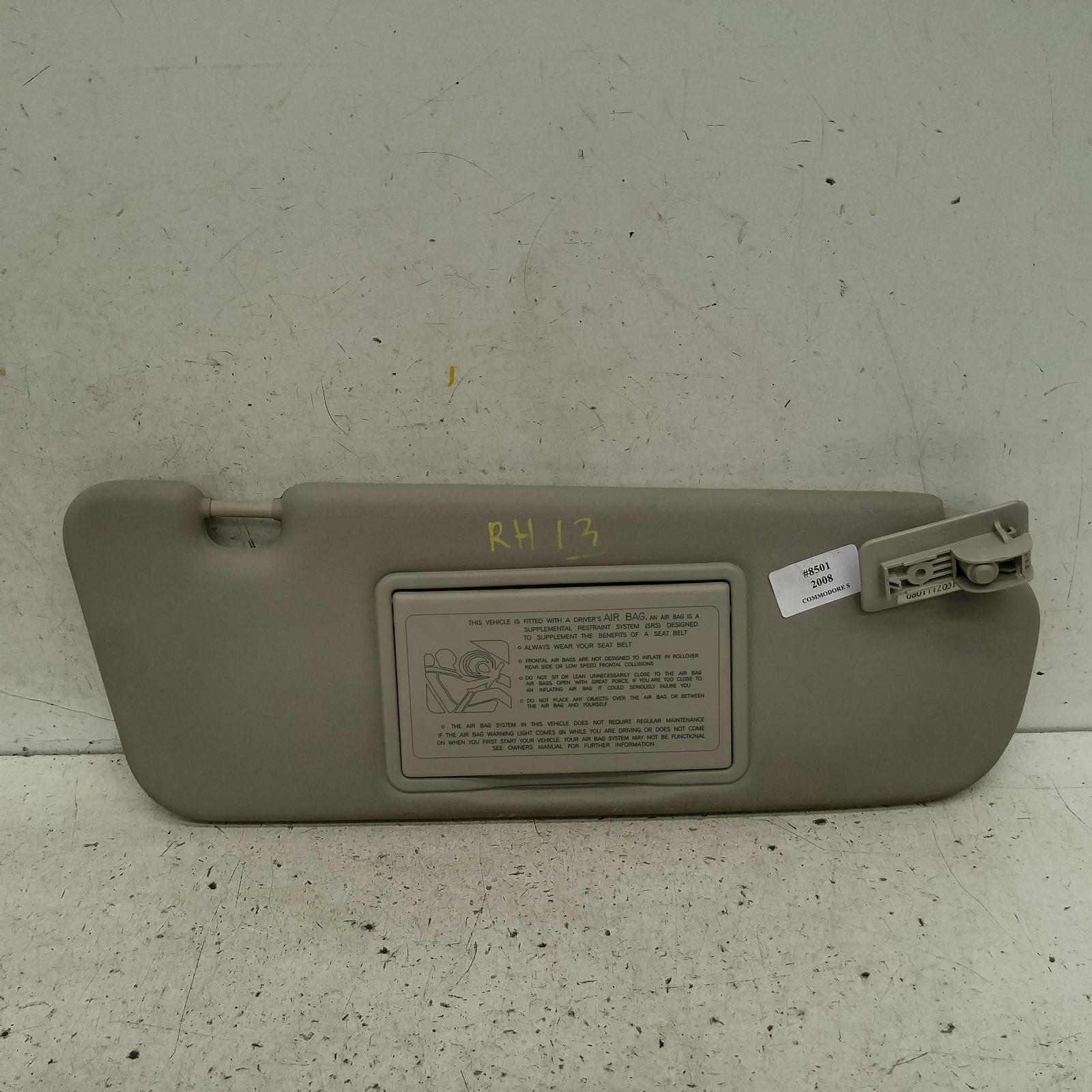 View Auto part Sunvisor Holden Commodore 2008