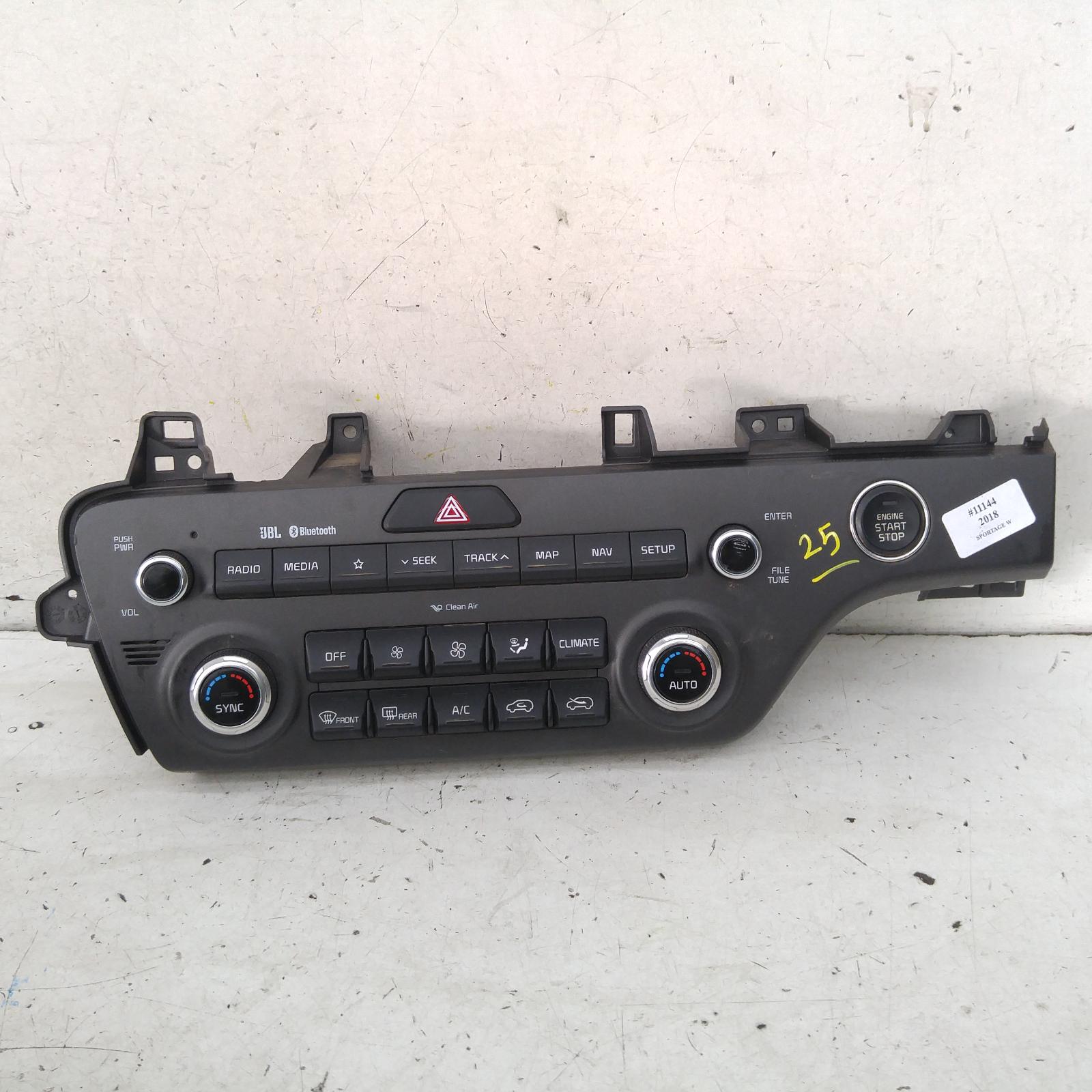 2018 Kia Sportage Radio/Cd/Dvd/Sat/Tv View Auto part Radio/Cd/Dvd/Sat/Tv Kia Sportage 2018