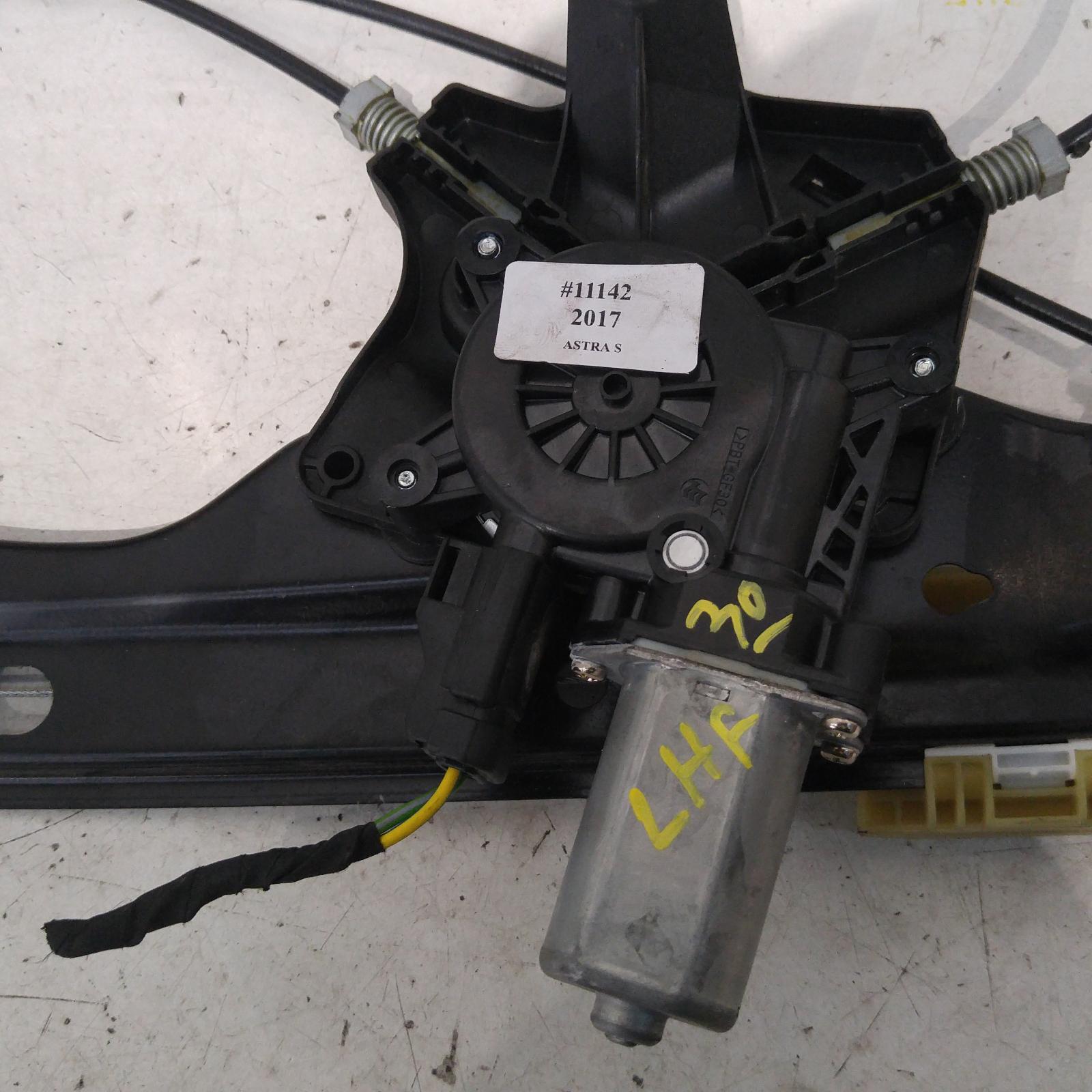 2017 Holden Astra Left Front Window Reg/Motor View Auto part Left Front Window Reg/Motor Holden Astra 2017