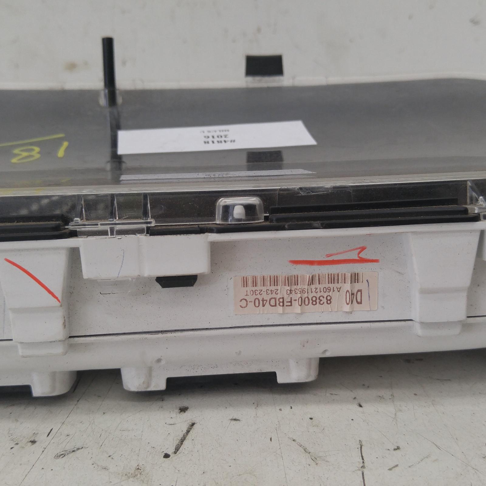 View Auto part Instrument Cluster Toyota Hilux 2016