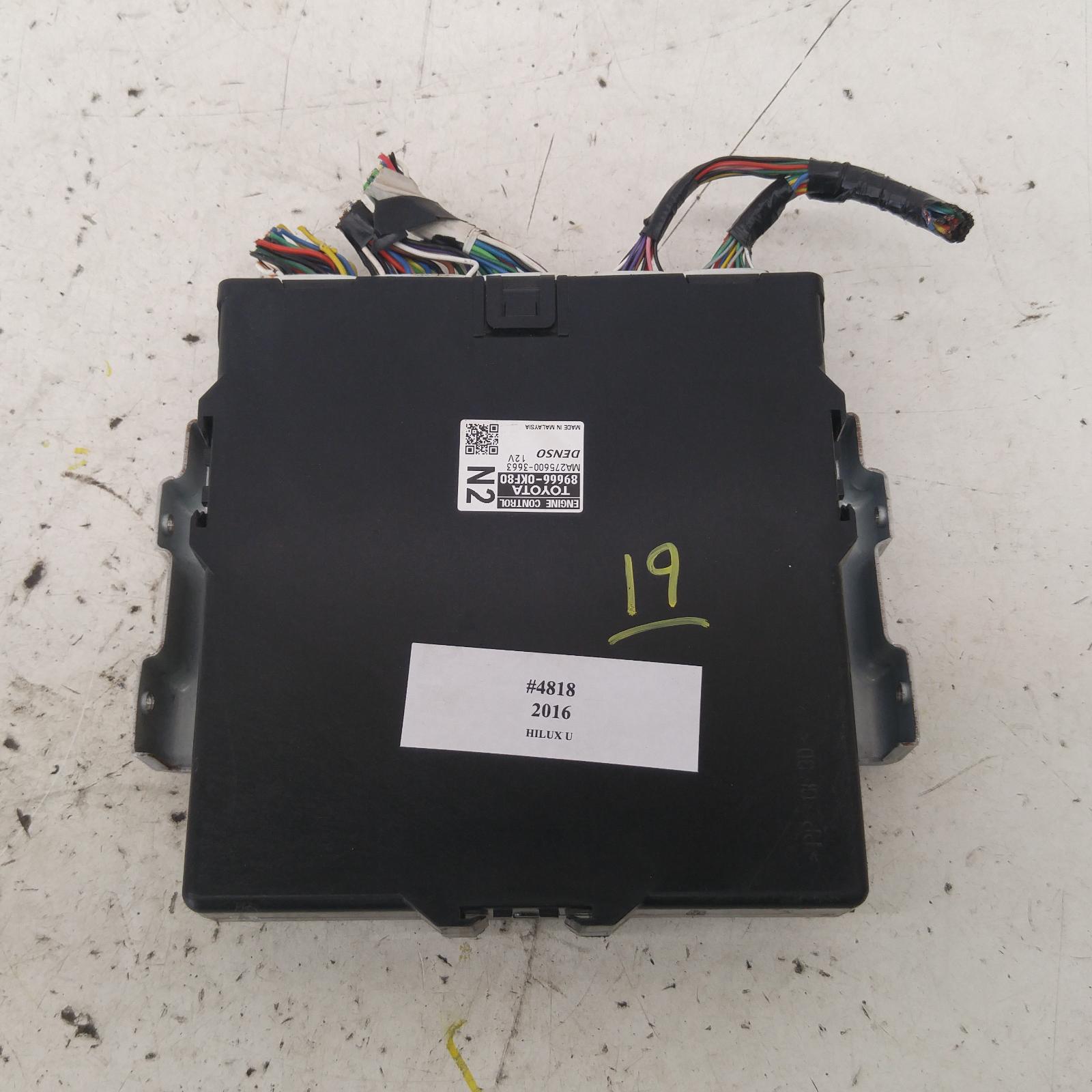 View Auto part Ecu Toyota Hilux 2016