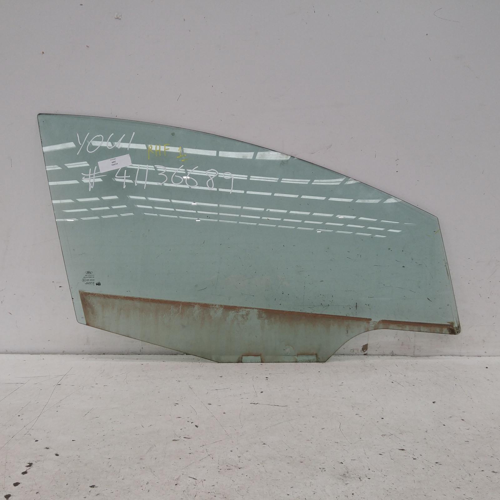 View Auto part Right Front Door Window Ford Fiesta 2009