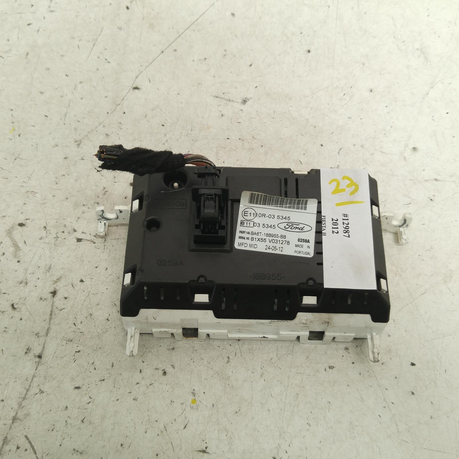 View Auto part Radio/Cd/Dvd/Sat/Tv Ford Fiesta 2012