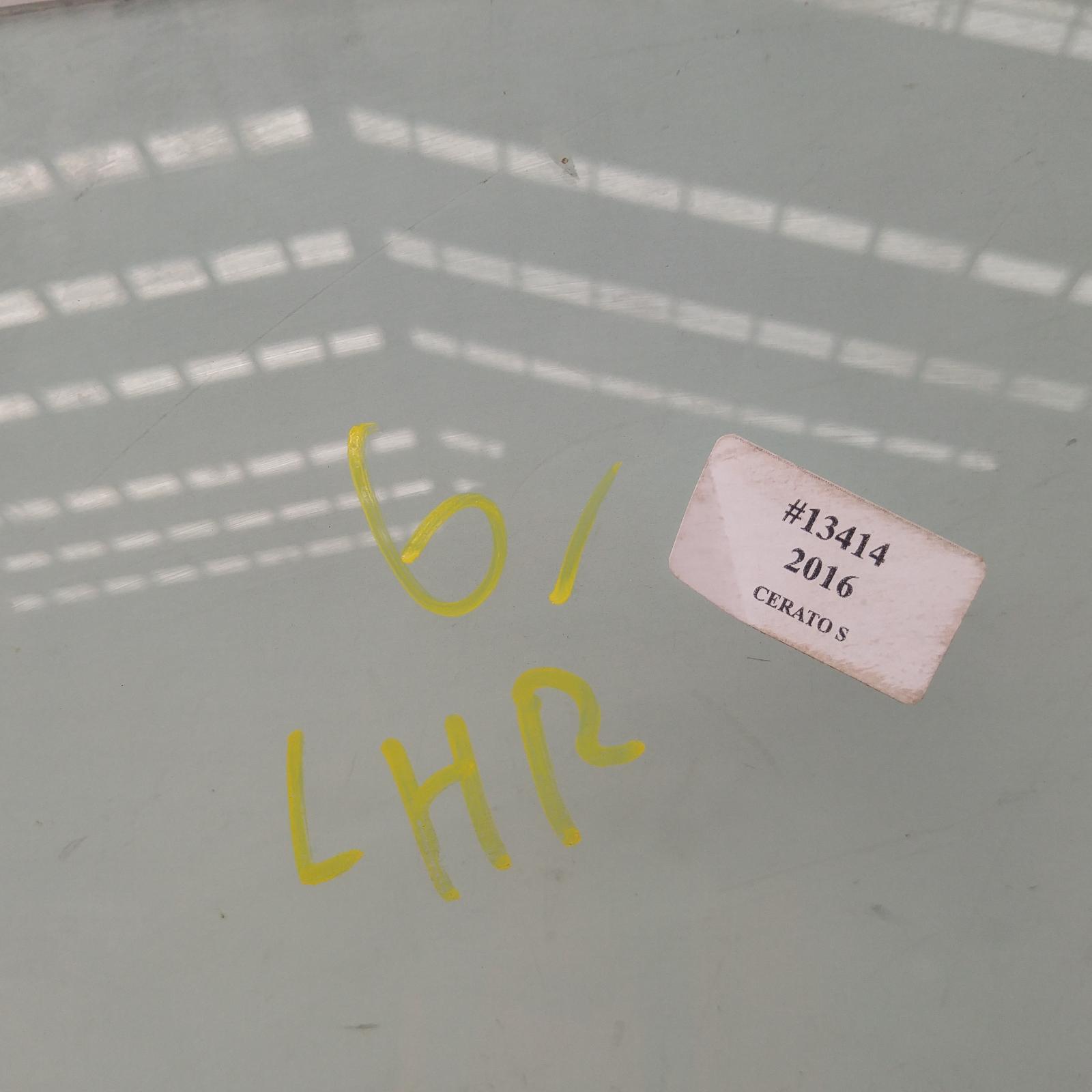 View Auto part Left Rear Door Window Kia Cerato 2016