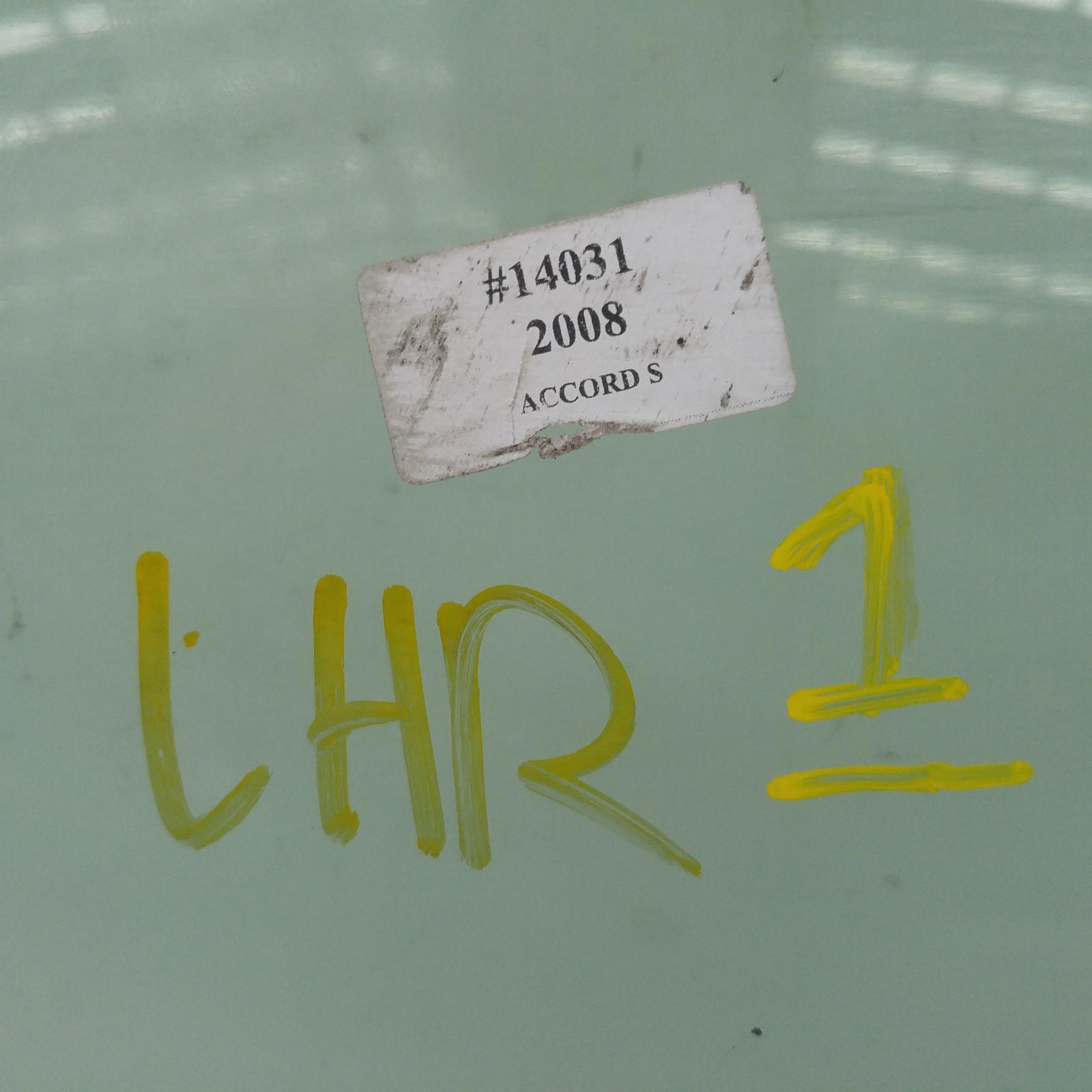 View Auto part Left Rear Door Window Honda Accord 2008