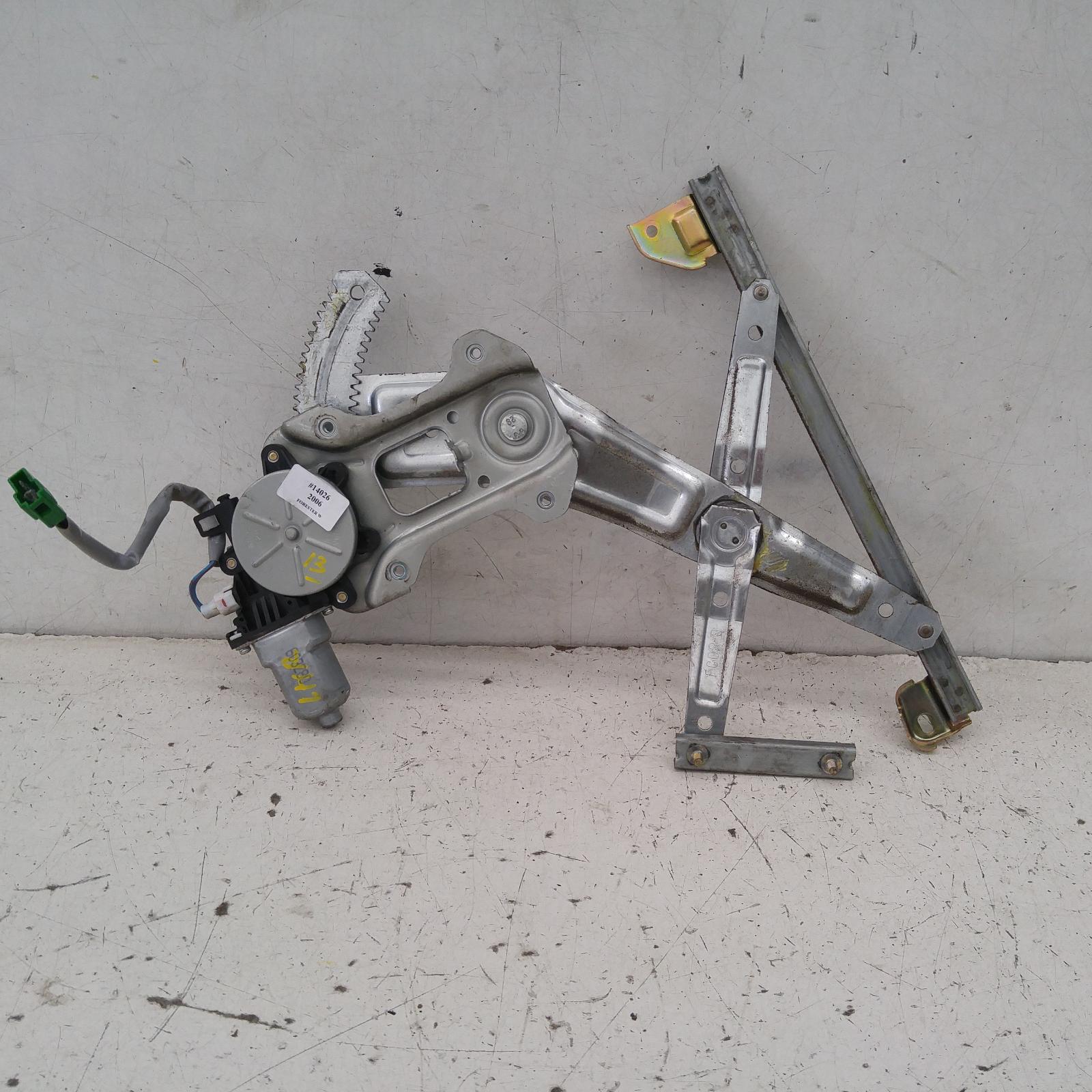 View Auto part Left Rear Wnd Reg/Motor Subaru Forester 2006