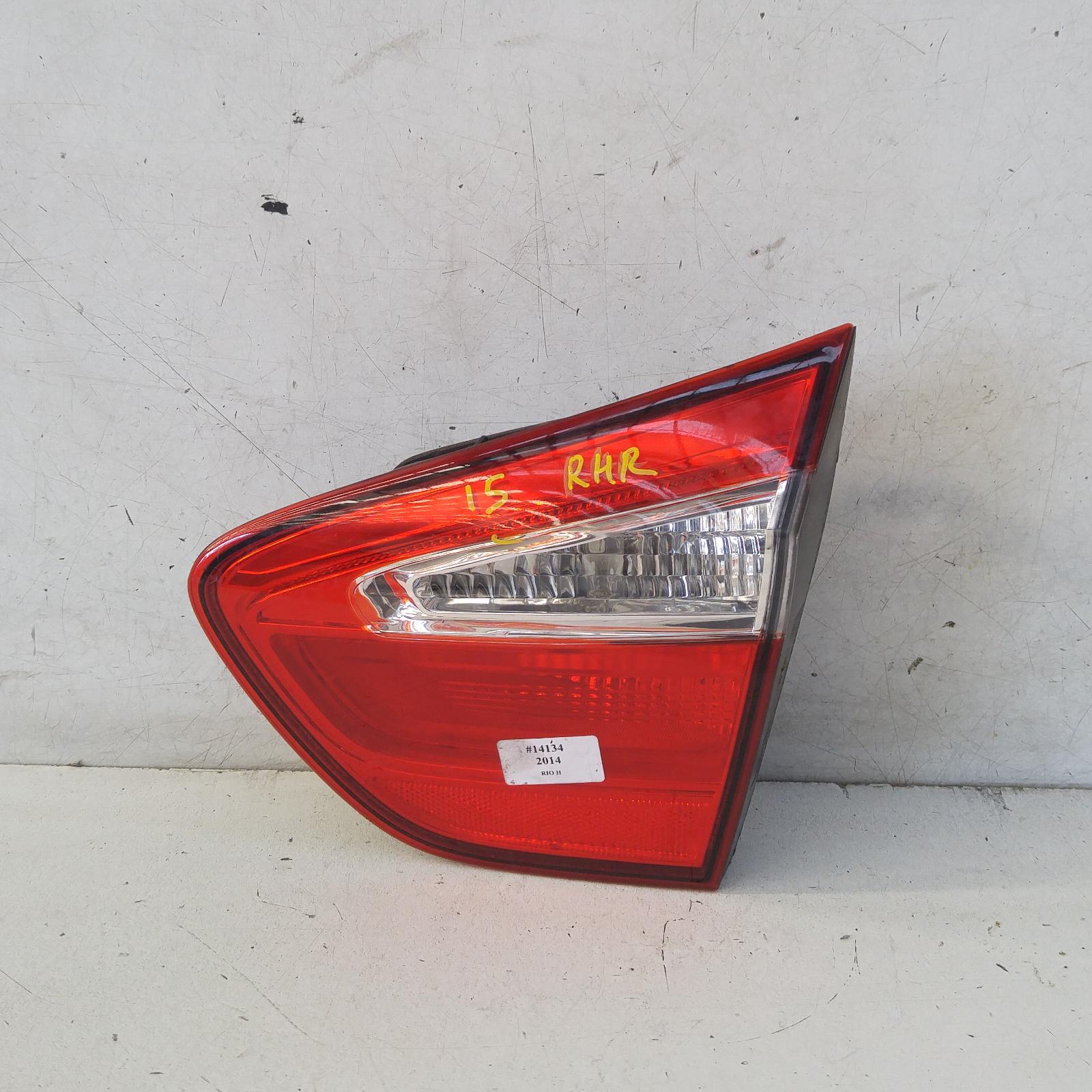 Kia Rio 2014 Rear Rear Garnish Rio Kia 2014