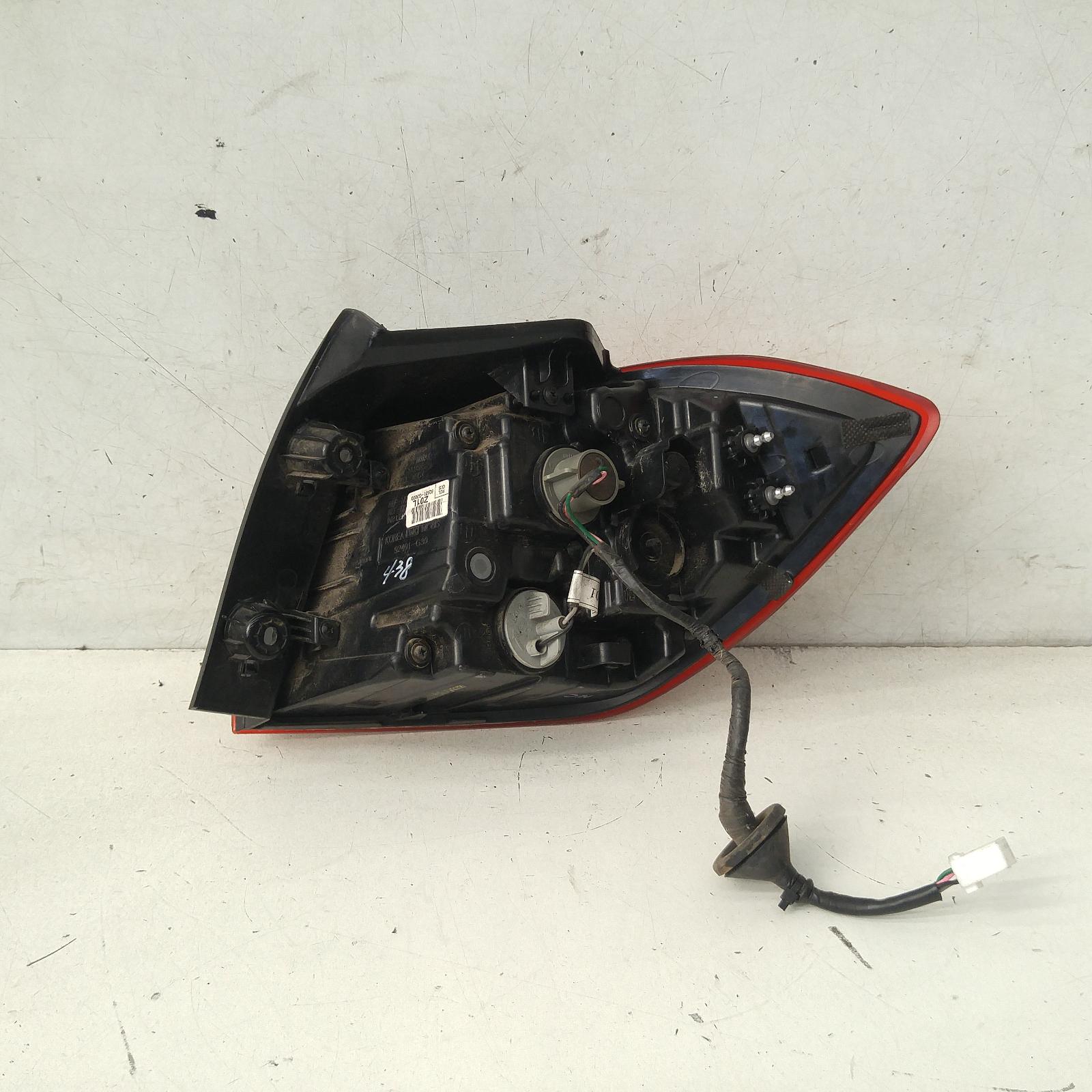 2018 Hyundai I30 Left Taillight View Auto part Left Taillight Hyundai I30 2018
