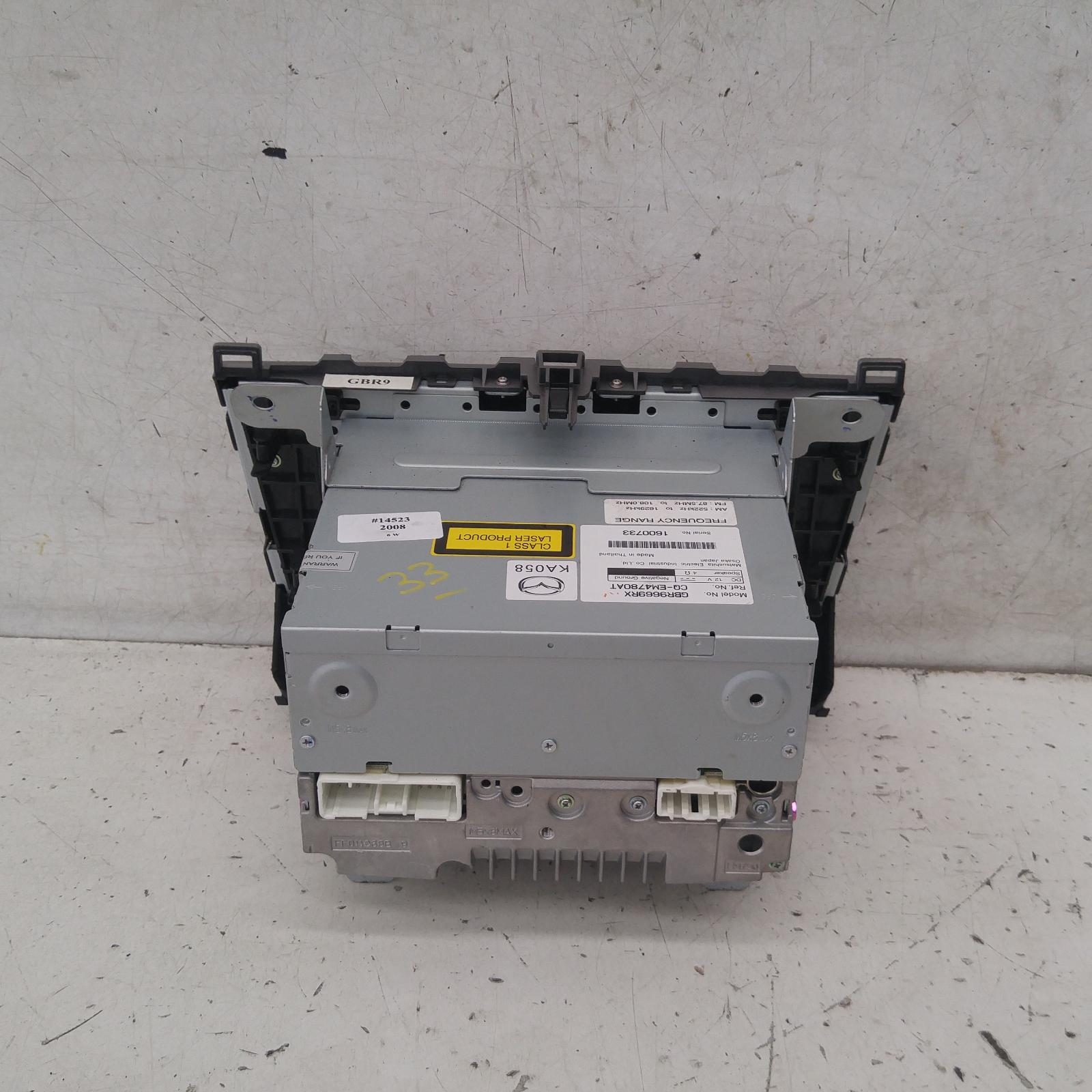 View Auto part Radio/Cd/Dvd/Sat/Tv Mazda 6 2008