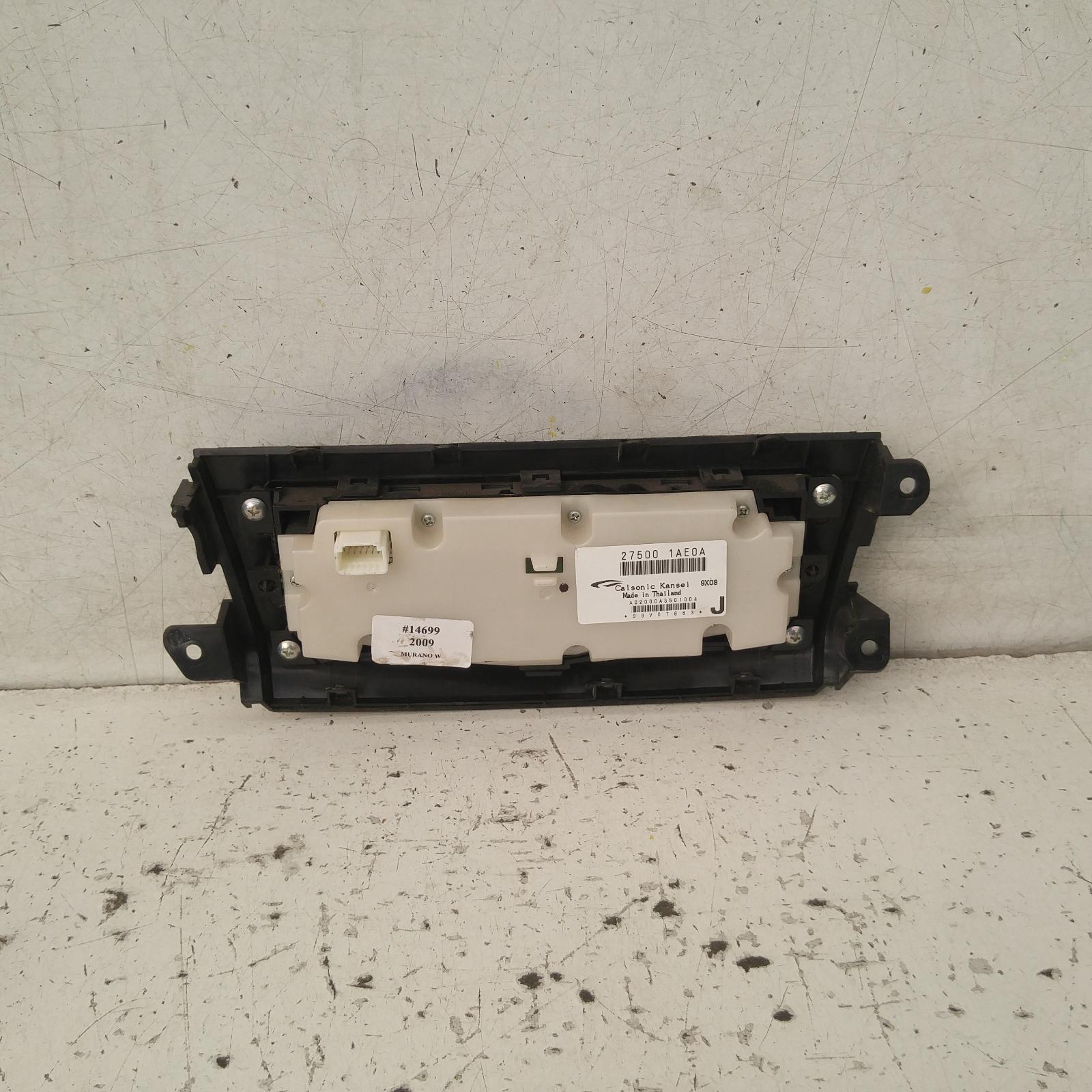 View Auto part Heater/Ac Controls Nissan Murano 2009