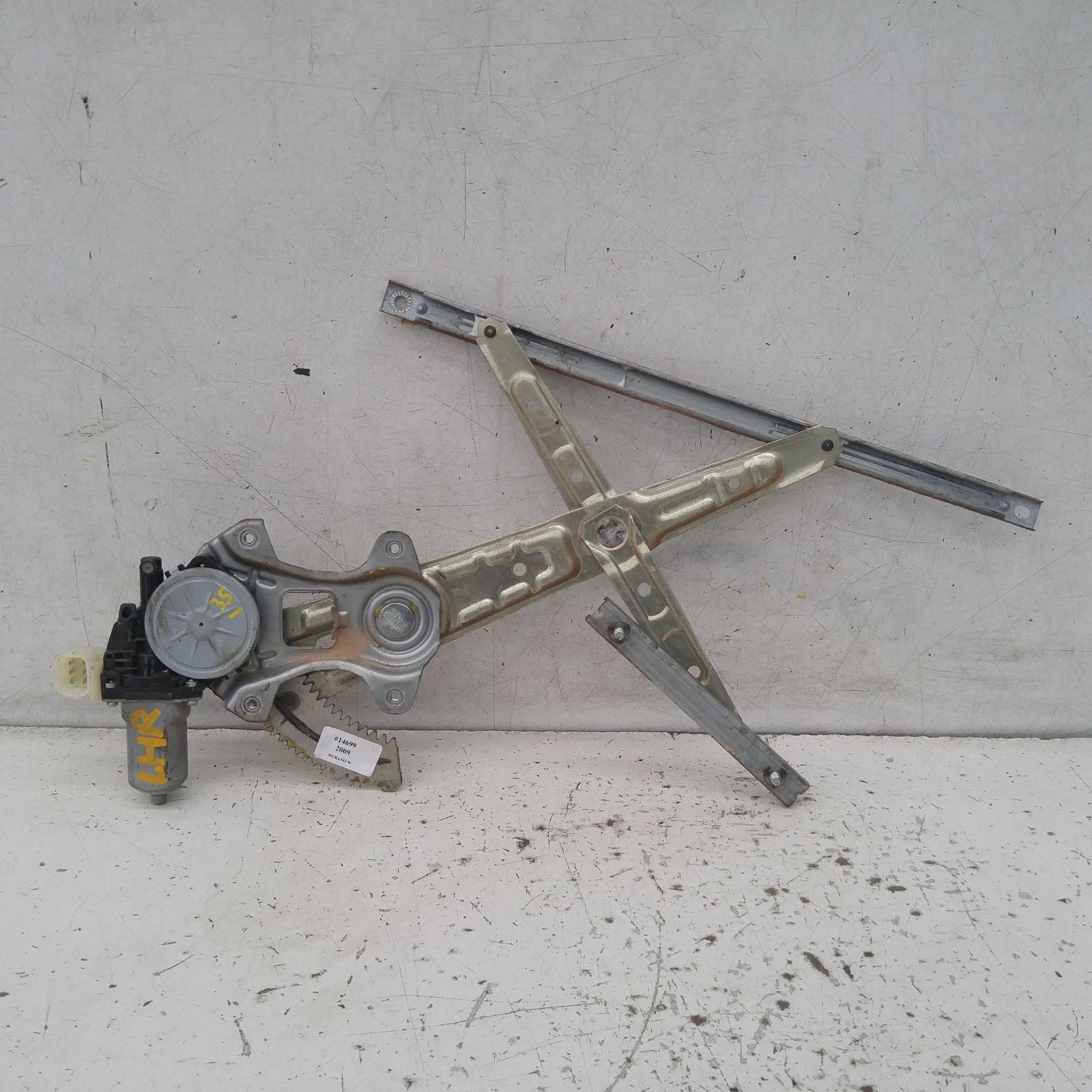 View Auto part Left Rear Wnd Reg/Motor Nissan Murano 2009