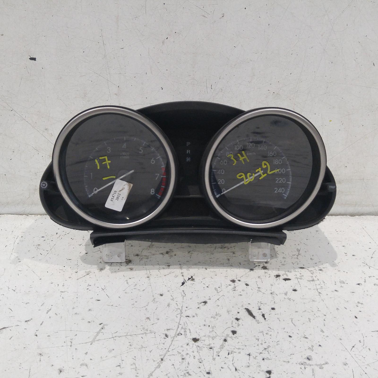 2012 Mazda 3 Instrument Cluster View Auto part Instrument Cluster Mazda 3 2012