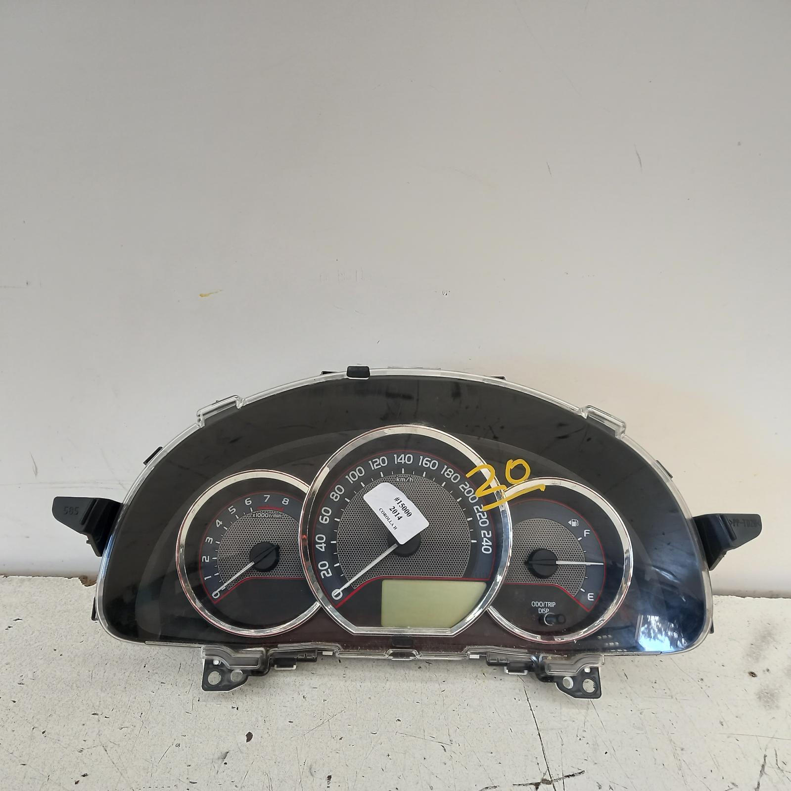 2014 Toyota Corolla Instrument Cluster View Auto part Instrument Cluster Toyota Corolla 2014