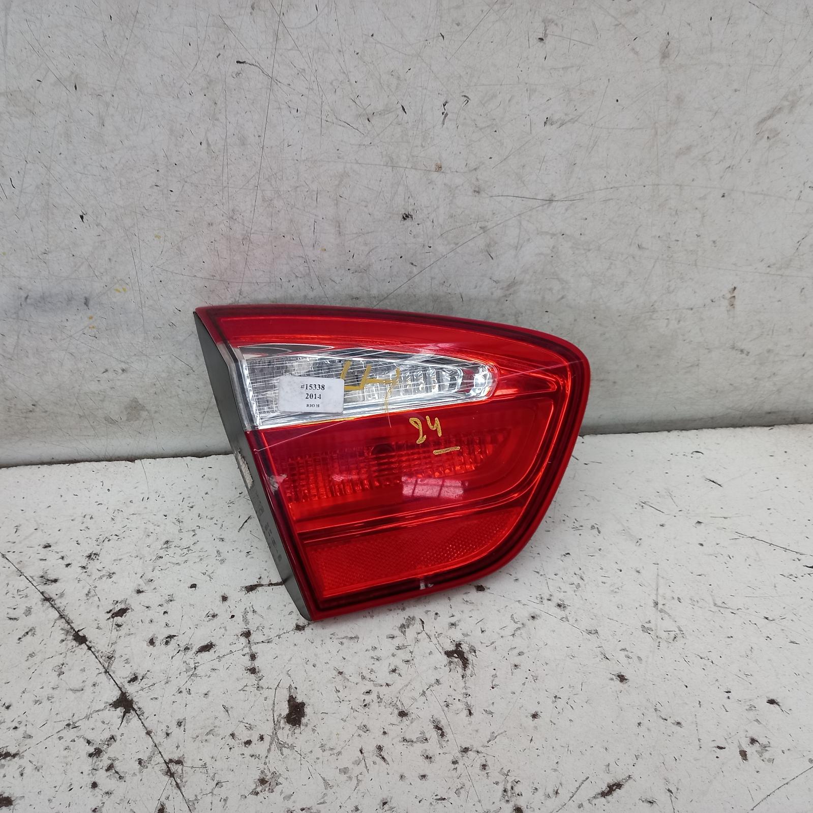 Kia Rio 2014 Rear Rear Garnish Rio Kia 2014